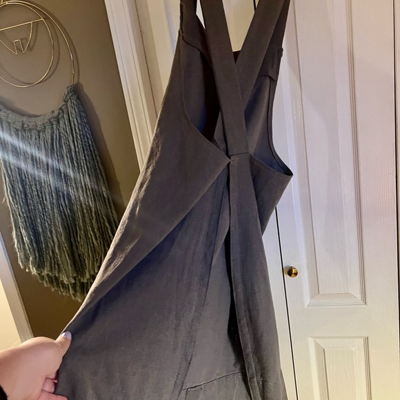 Japanese Linen Apron Pinafore size M/L/XL - Picture 9 of 13